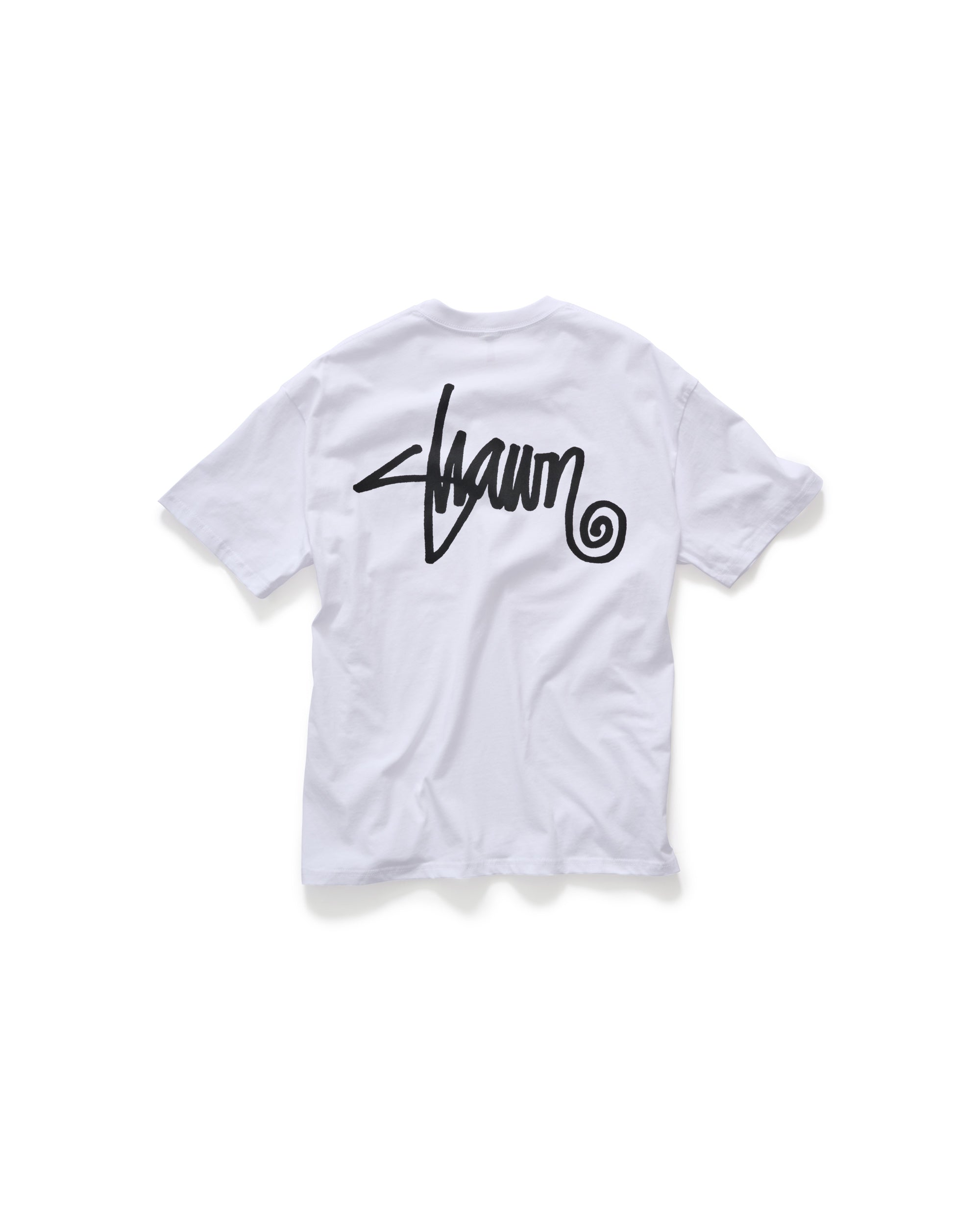 Shawn Script Tee | White – S/Double