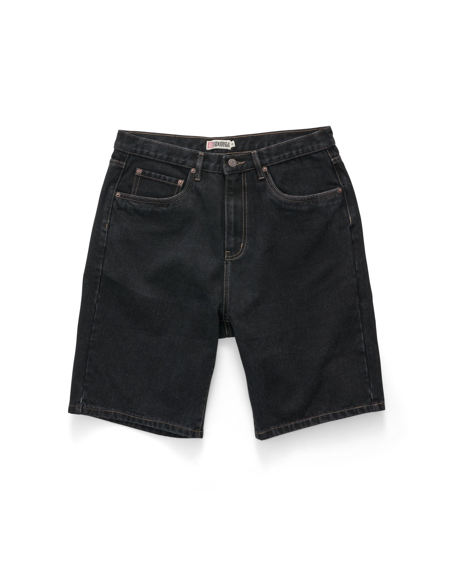 Denim Embroidered 5 Pocket Short