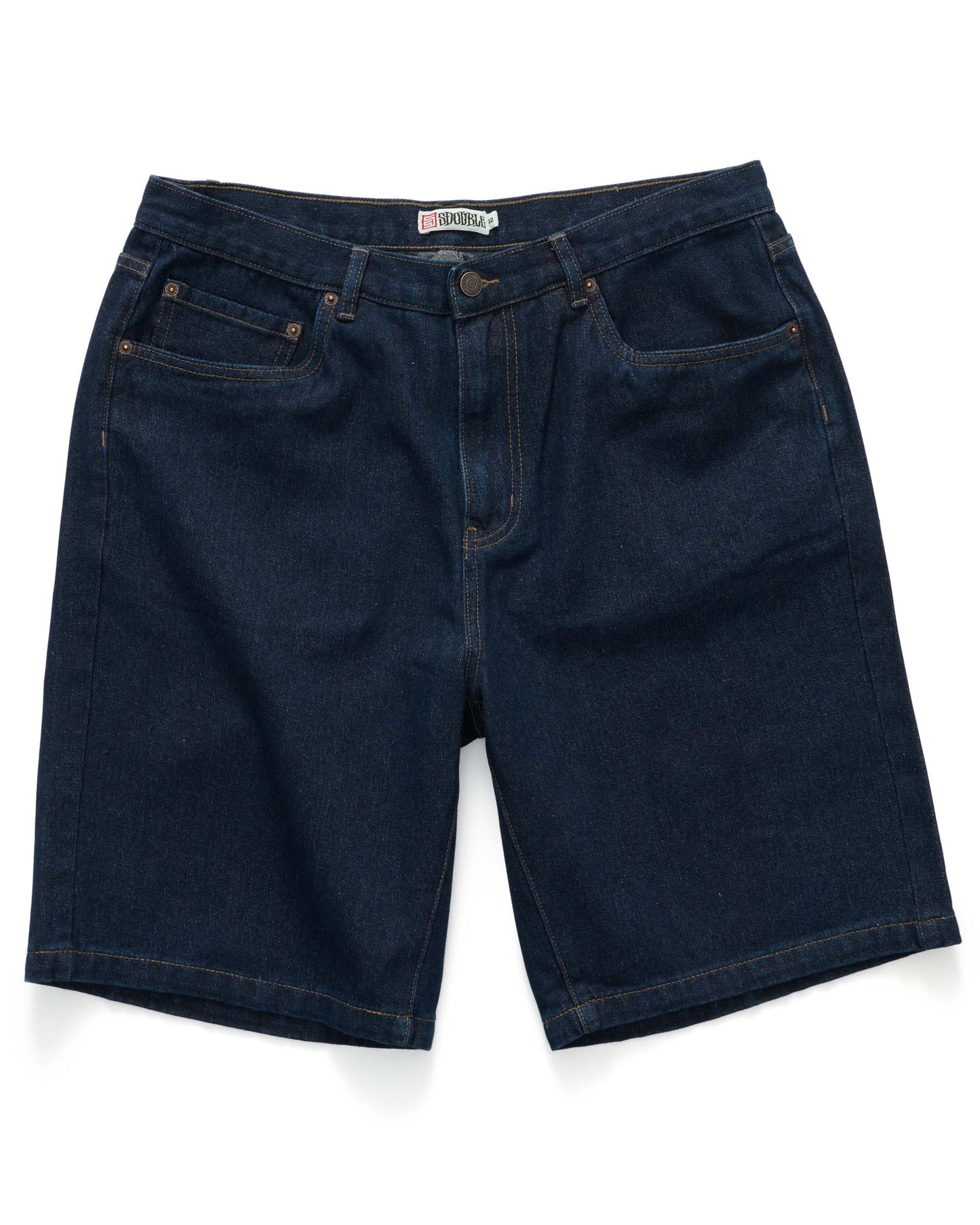 Denim Embroidered 5 Pocket Short