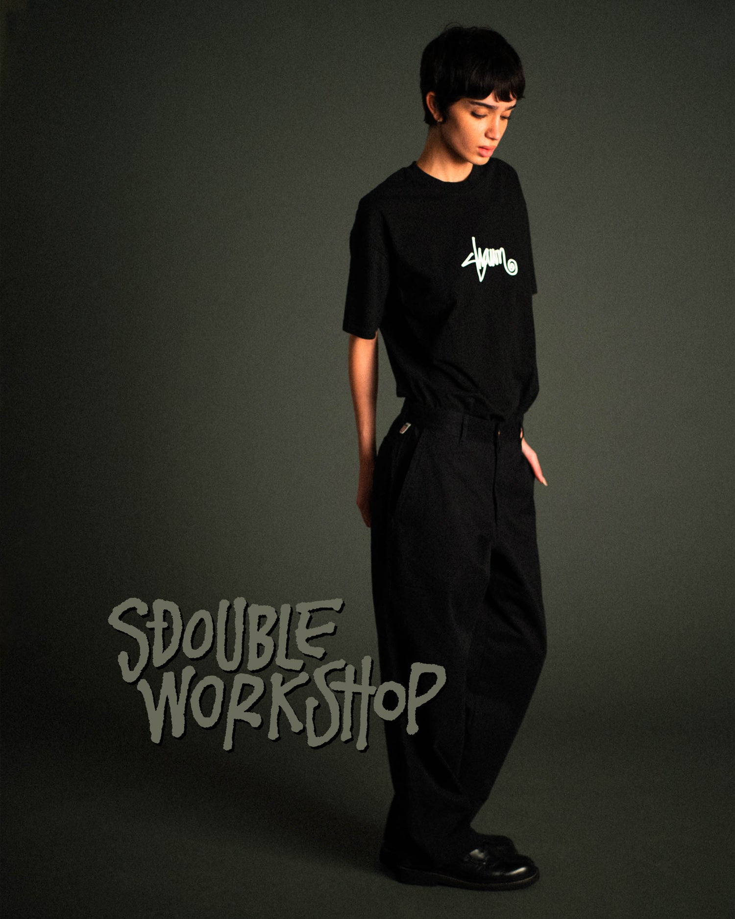 Wide Cut Field Pant | Black | S/DOUBLE AU
