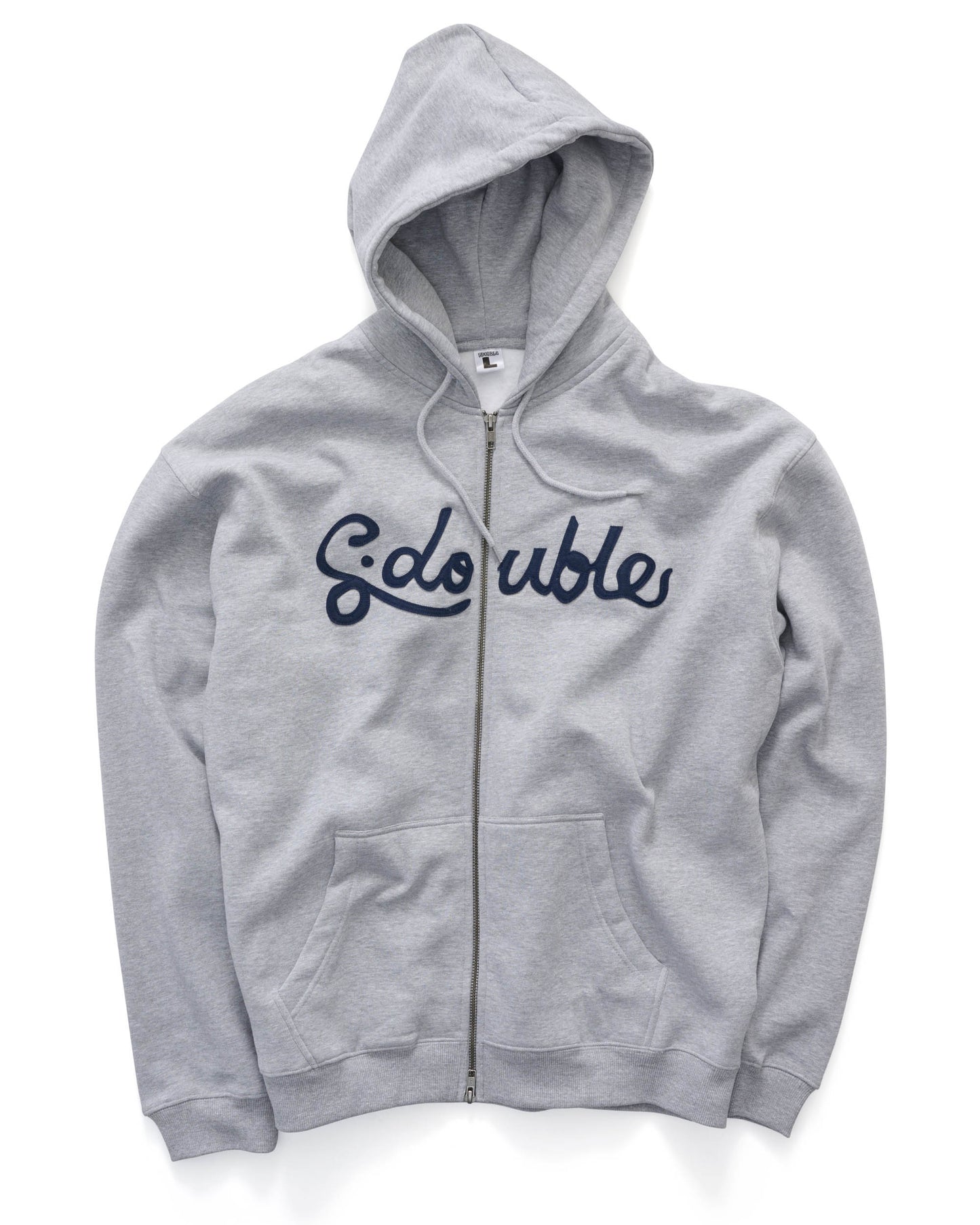 Cursive Zip Hoodie