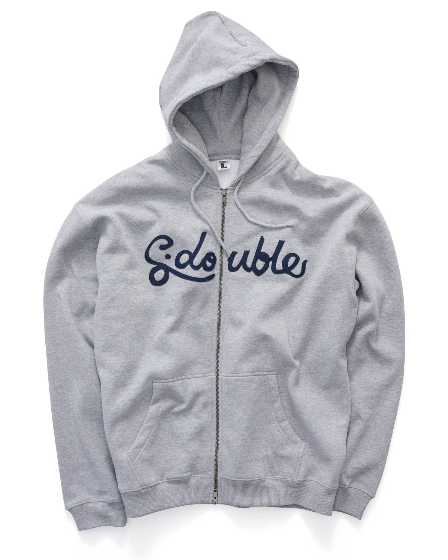 Cursive Zip Hoodie